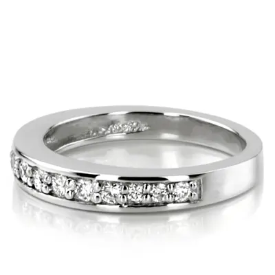 18K white gold 0.28 ct. Diamond Bridal Ring - alternate view 3 thumbnail