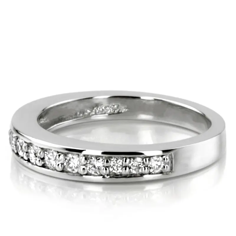18K white gold 0.28 ct. Diamond Bridal Ring - alternate view 3