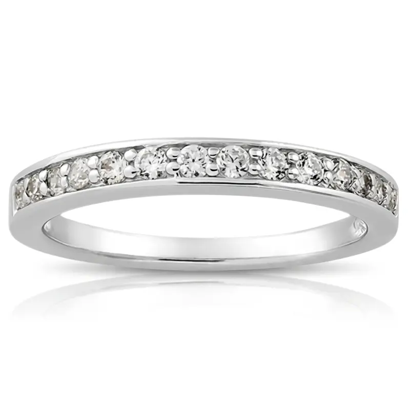 18K white gold 0.28 ct. Diamond Bridal Ring - main view