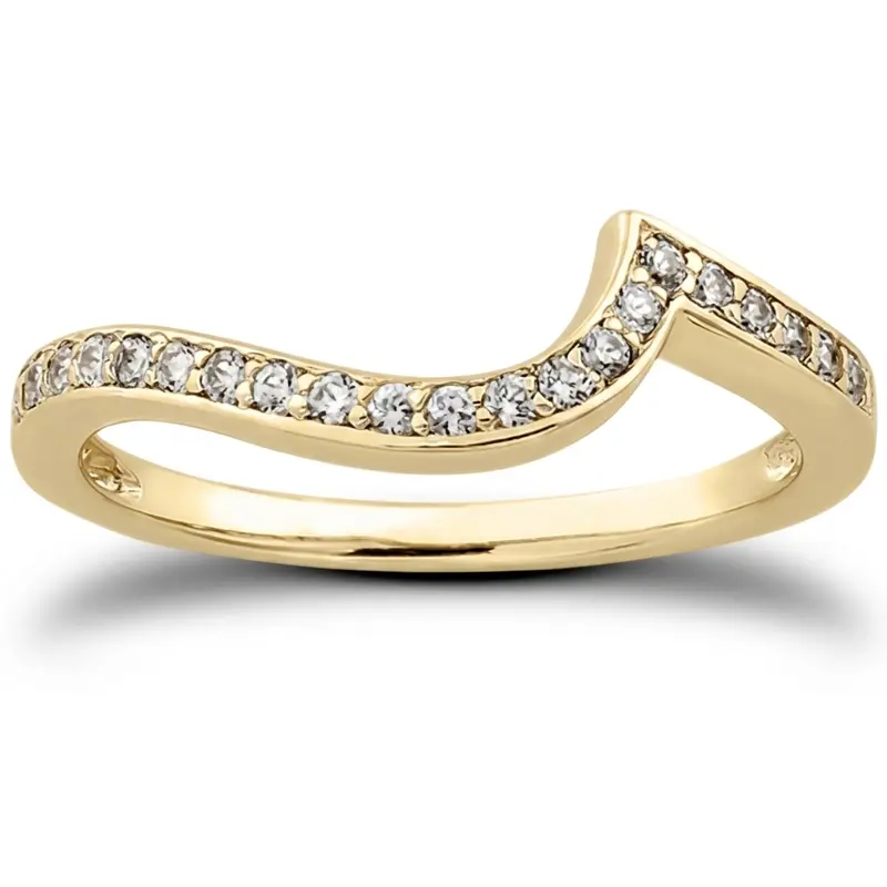18K white gold 0.21 ct. Diamond Bridal Ring 1 - alternate view 2