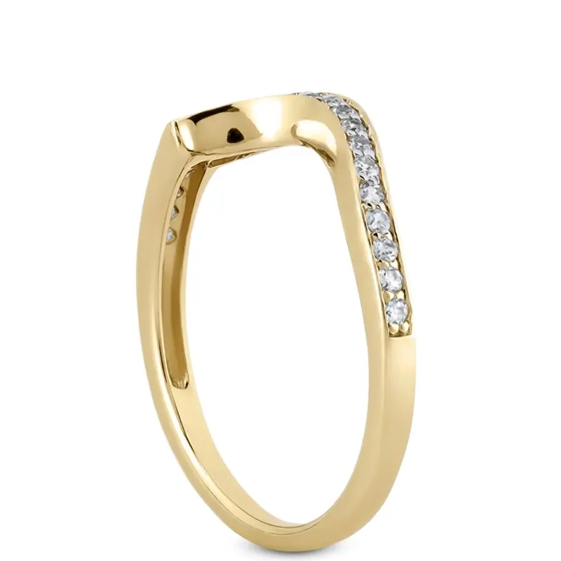 18K white gold 0.21 ct. Diamond Bridal Ring 1 - alternate view 4
