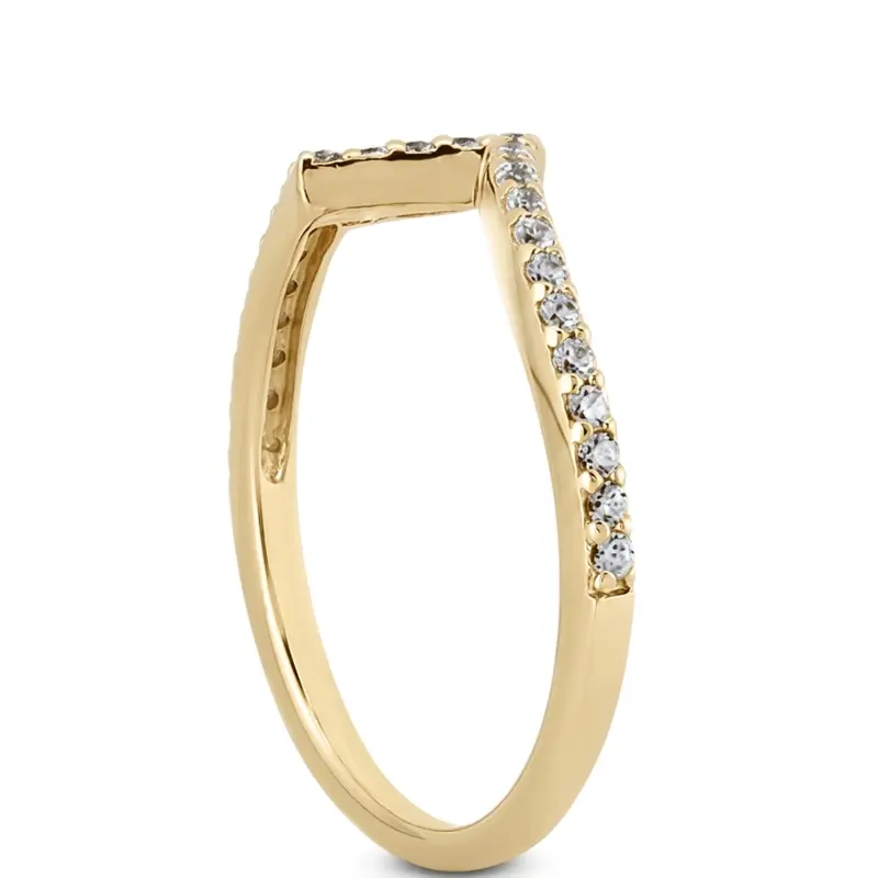 18K white gold 0.26 ct. Diamond Bridal Ring - alternate view 5