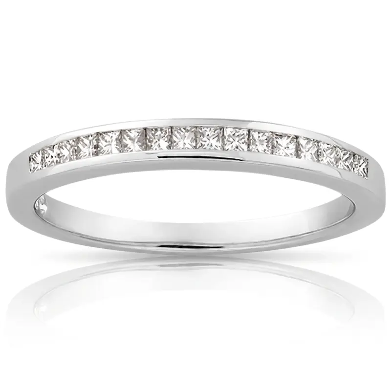 18K white gold 0.20 ct. tw. Diamond Bridal Ring - main view