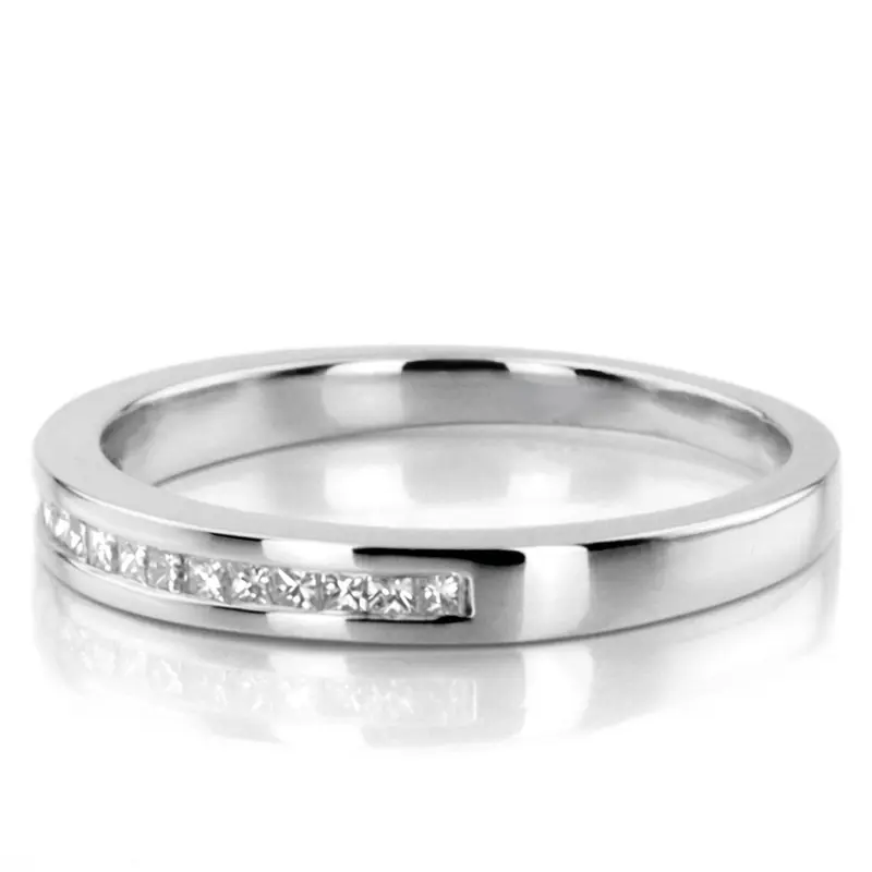 18K white gold 0.28 ct. tw. Diamond Bridal Ring - alternate view 4
