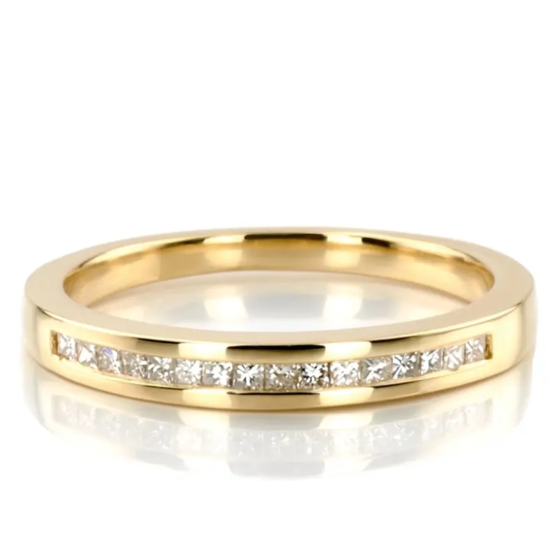 18K white gold 0.28 ct. tw. Diamond Bridal Ring - alternate view 2