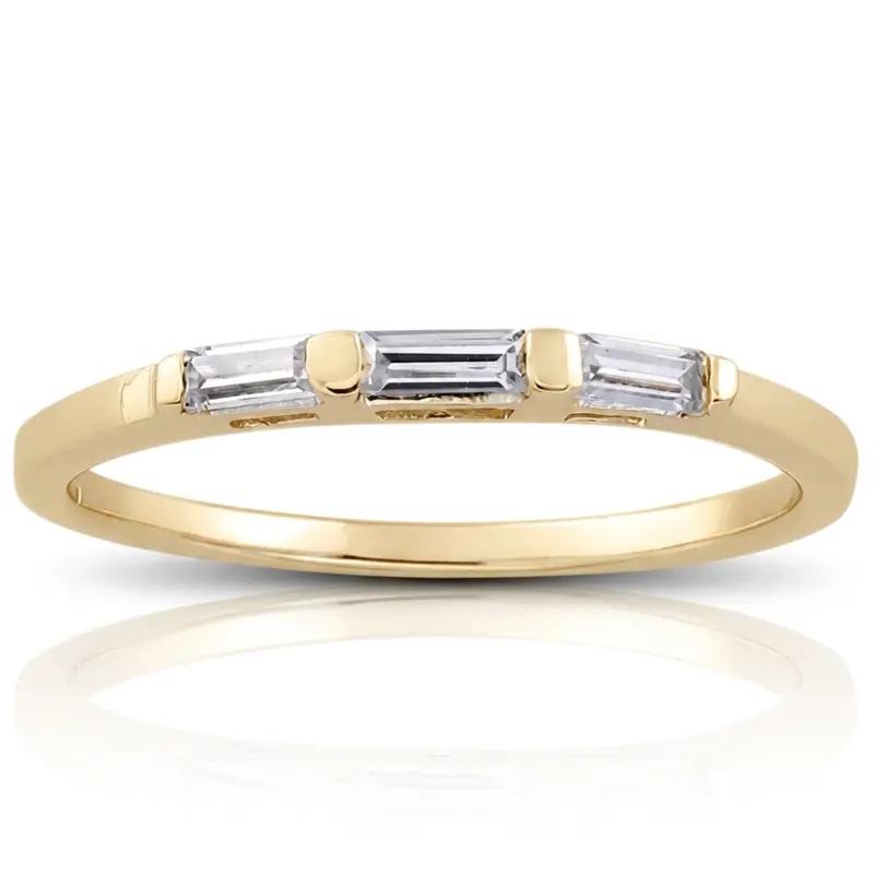 18K white gold 0.17 ct. tw. Diamond Bridal Ring - alternate view 2