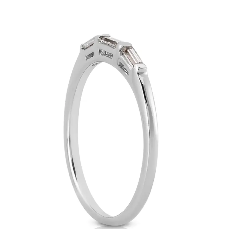 18K white gold 0.17 ct. tw. Diamond Bridal Ring - alternate view 6