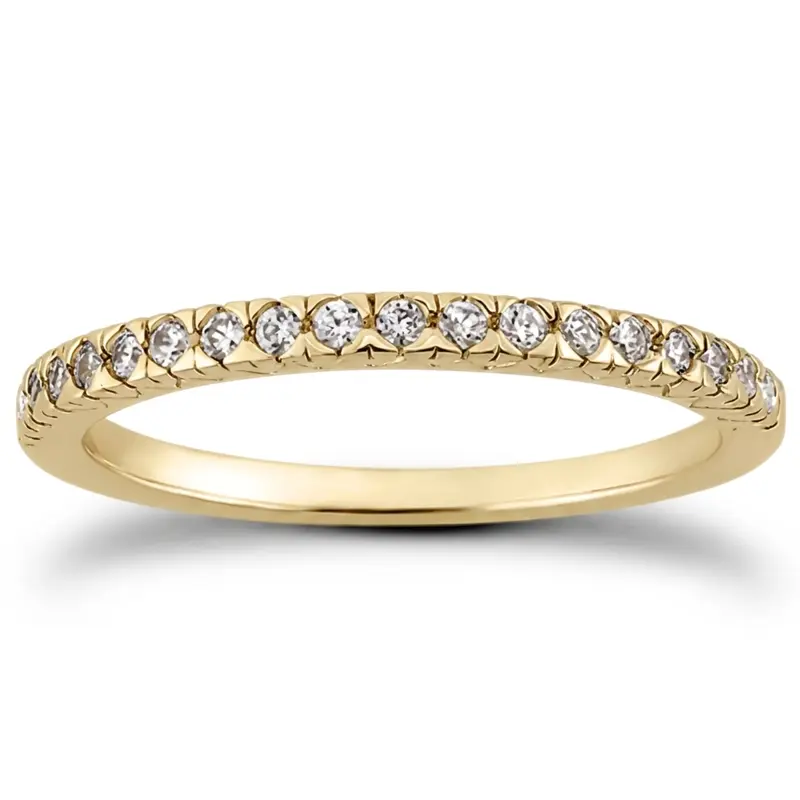 18K white gold 0.18 ct. Diamond Bridal Ring - alternate view 2