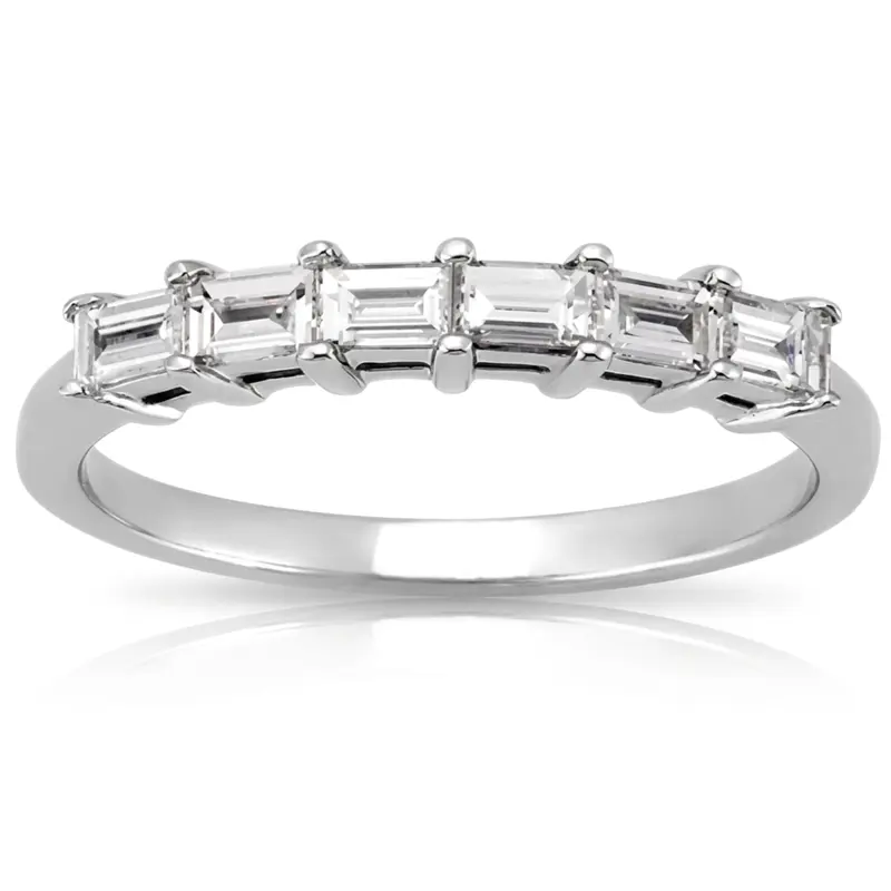 18K white gold 0.54 ct. tw. Diamond Bridal Ring - main view