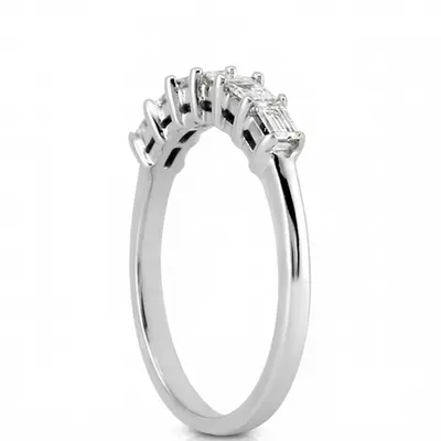 18K white gold 0.54 ct. tw. Diamond Bridal Ring - alternate view 6 thumbnail