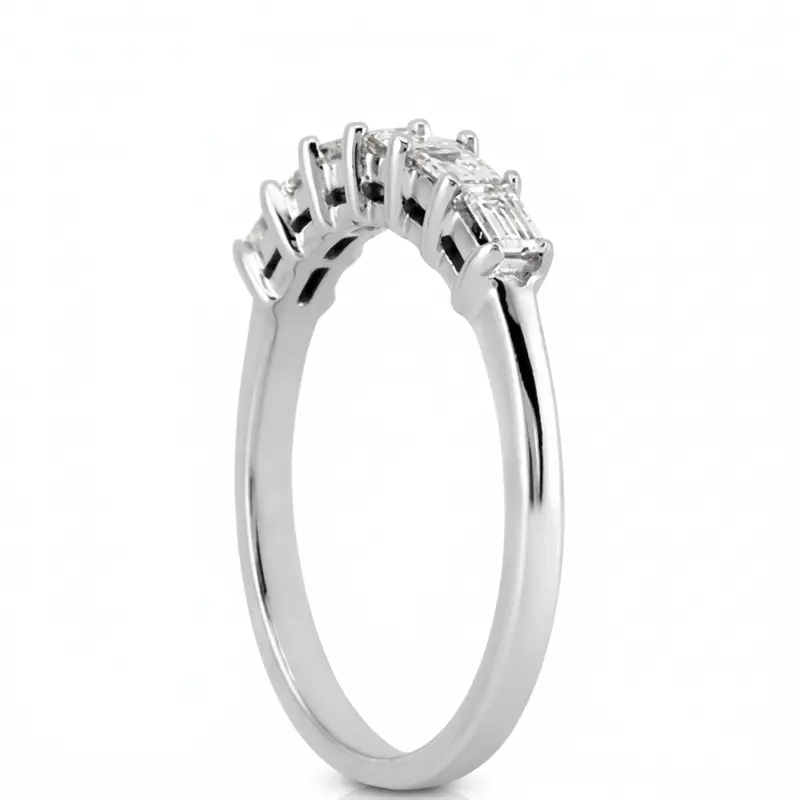 18K white gold 0.54 ct. tw. Diamond Bridal Ring - alternate view 6