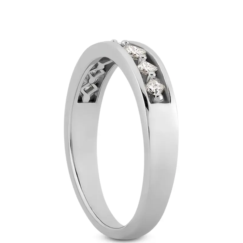 14K white gold Elegant Prong Set Diamond Bridal Ring (1/5 ct. t.w) - alternate view 6