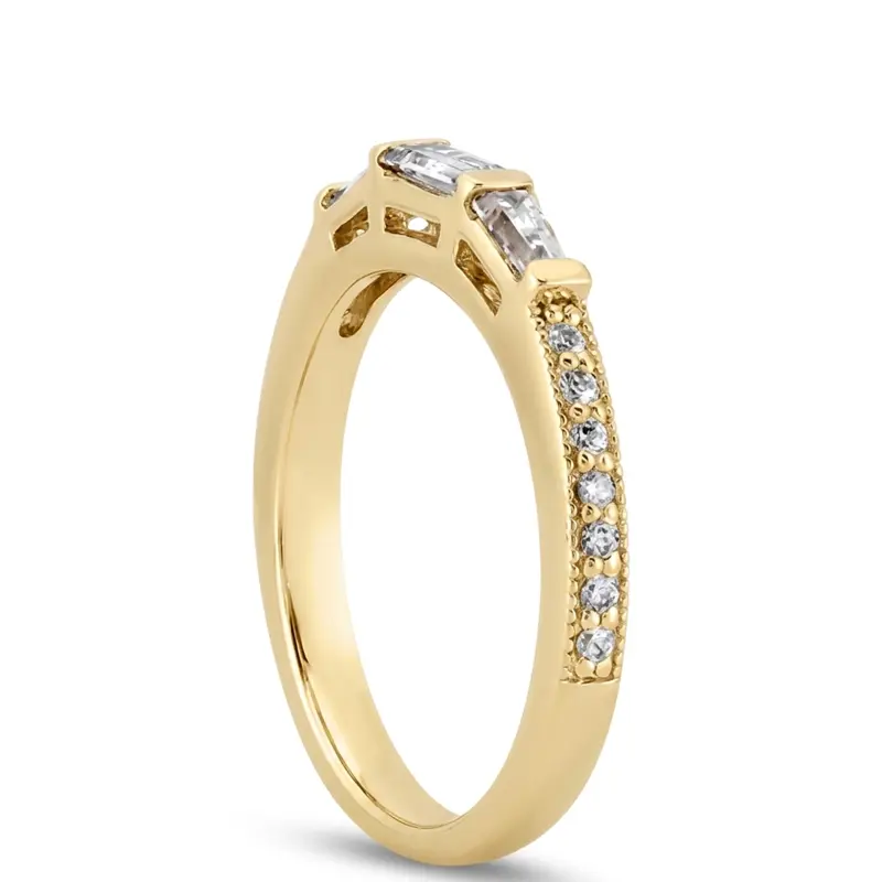 18K white gold 0.21 ct. tw. Diamond Bridal Ring - alternate view 5