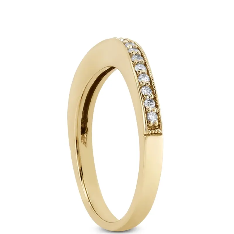 18K white gold 0.21 CT Diamond Bridal Ring - alternate view 7