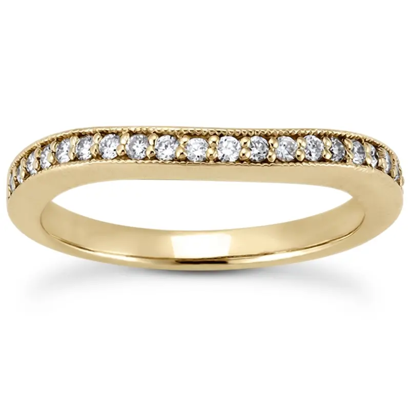 18K white gold 0.21 CT Diamond Bridal Ring - alternate view 6
