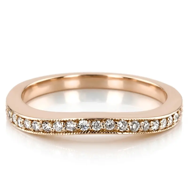 18K white gold 0.21 CT Diamond Bridal Ring - alternate view 2