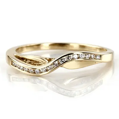 0.12  ct.  Diamond Bridal Ring - view 2 of 8