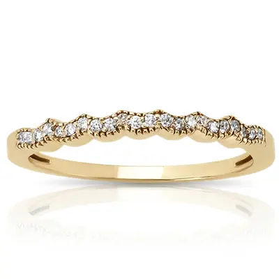 0.055  ct.  Diamond Bridal Ring - view 2 of 6
