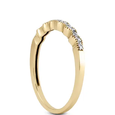18K white gold 0.055 ct. Diamond Bridal Ring - alternate view 3 thumbnail