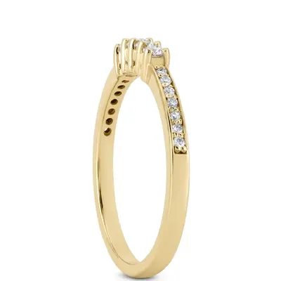 18K white gold 0.27 ct. Diamond Bridal Ring - alternate view 3 thumbnail