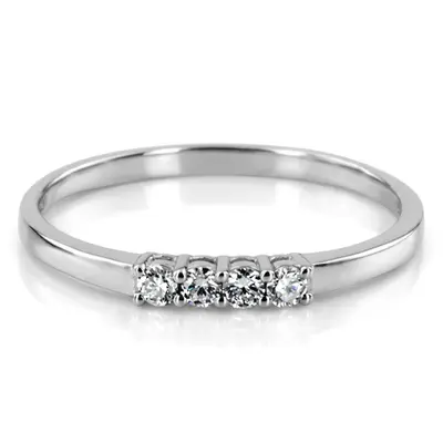 0.14 ct.  Diamond Bridal Ring - view 1 of 8