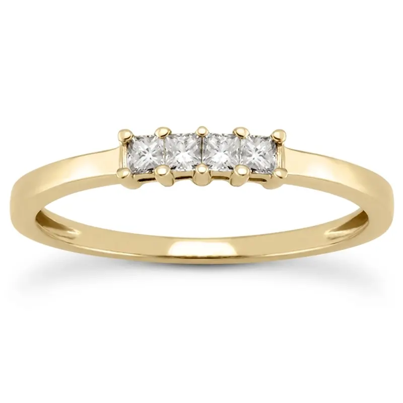 platinum 0.2 ct. Diamond Bridal Ring - alternate view 2