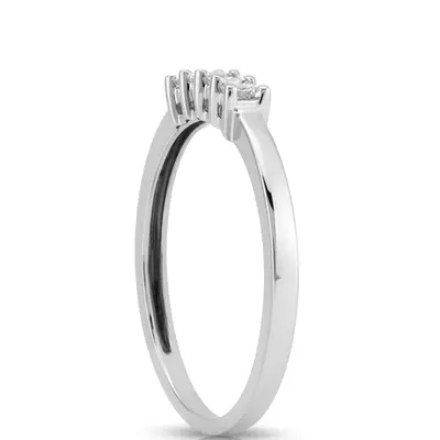 platinum 0.2 ct. Diamond Bridal Ring - alternate view 6 thumbnail
