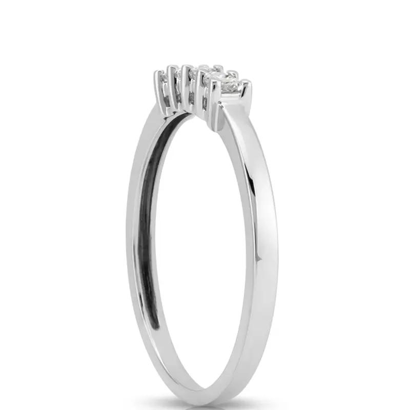 platinum 0.2 ct. Diamond Bridal Ring - alternate view 6