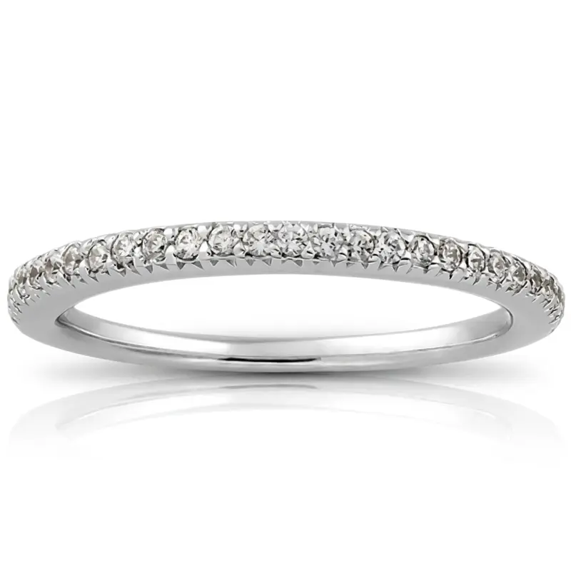 18K white gold 0.20 ct. Diamond Bridal Ring 1 - main view