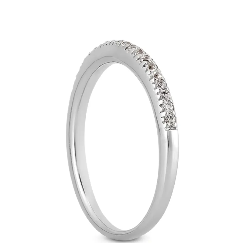 18K white gold 0.20 ct. Diamond Bridal Ring 1 - alternate view 6