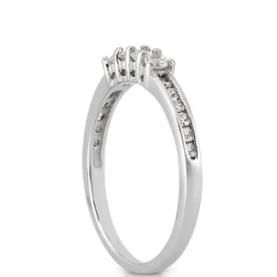 18K white gold 0.35 ct. Diamond Bridal Ring - alternate view 5 thumbnail