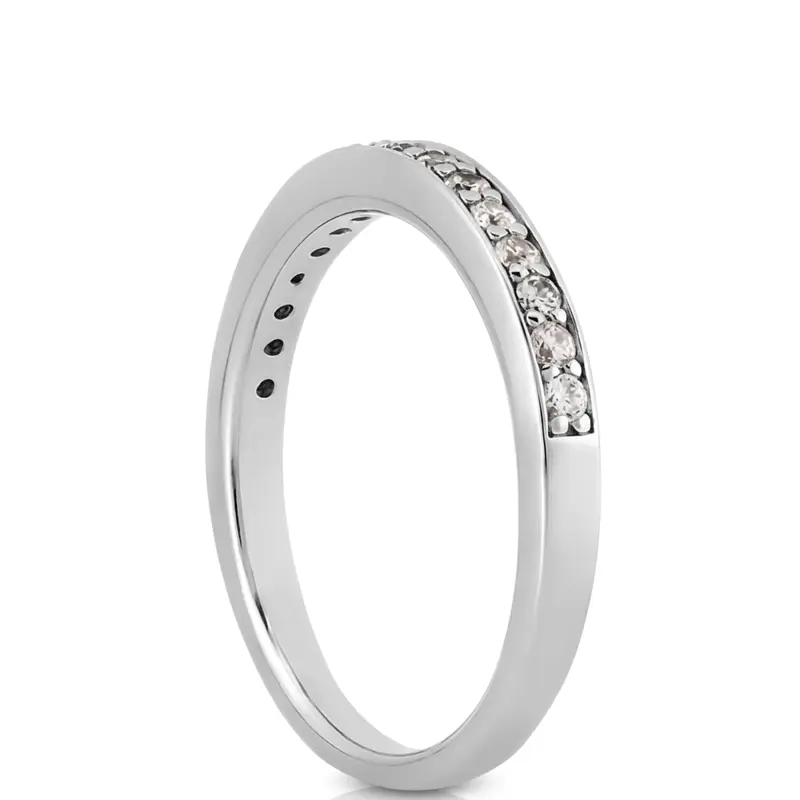 14K white gold 0.24 ct. Diamond Bridal Ring - alternate view 7