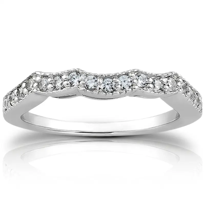 18K white gold Diamond Matching Band (0.26 ct. tw.) - main view