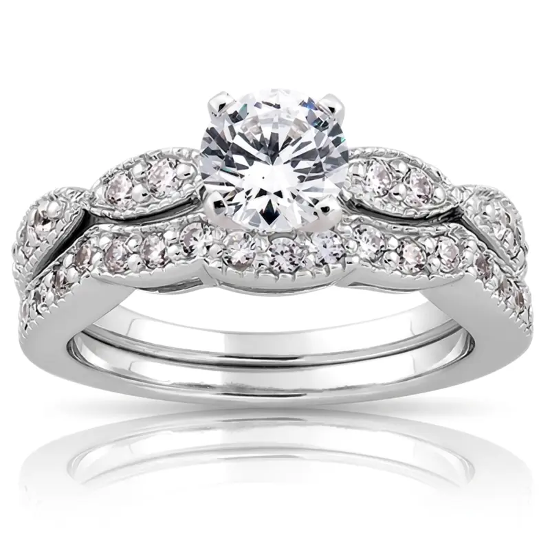 18K white gold Diamond Matching Band (0.26 ct. tw.) - alternate view 5