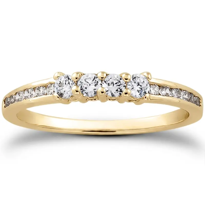18K white gold 0.35 ct. Diamond Bridal Ring - alternate view 6