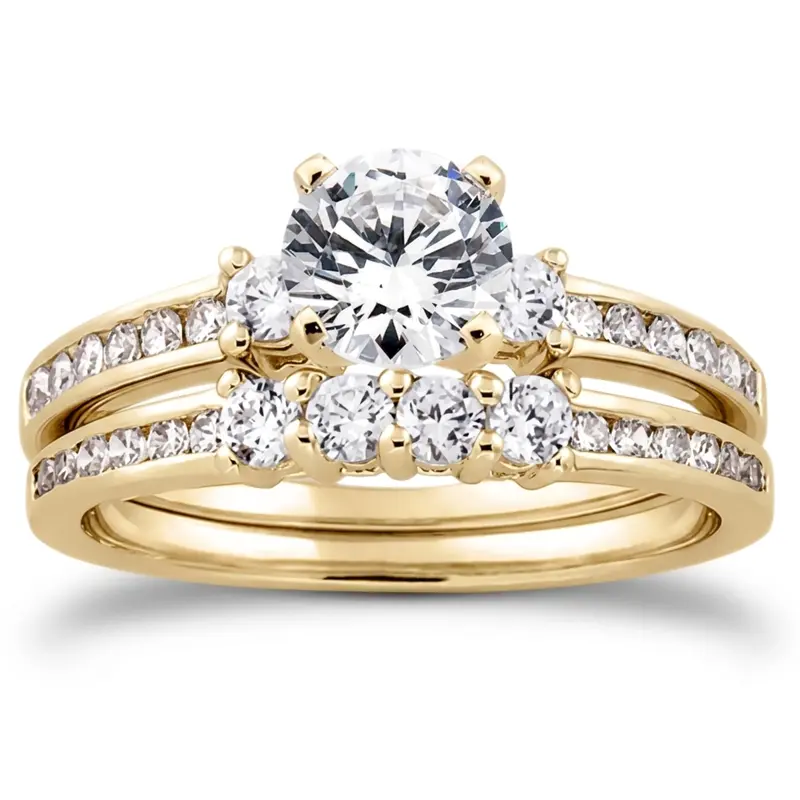 18K white gold 0.35 ct. Diamond Bridal Ring - alternate view 3