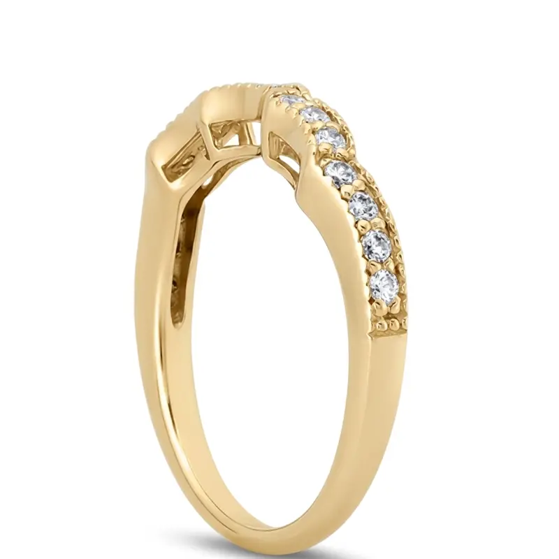 18K white gold Diamond Matching Band (0.26 ct. tw.) - alternate view 3