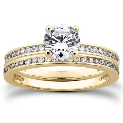 18K white gold Classic Channel Set Petite Wedding Band(0.17 ct. tw.) - alternate view 5 thumbnail