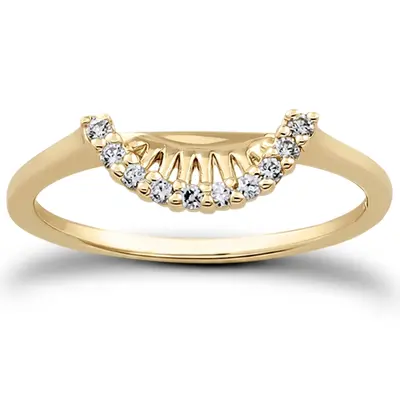 0.10 ct. Diamond Bridal Ring - view 1 of 6