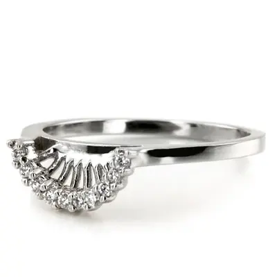 0.10 ct. Diamond Bridal Ring - view 2 of 6