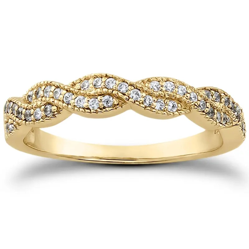 18K white gold 0.30 ct. Diamond Bridal Ring - alternate view 2