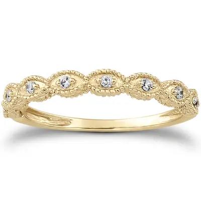 0.08 ct. Diamond Bridal Ring - view 2 of 5