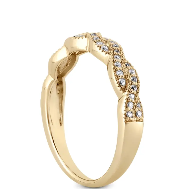 18K white gold 0.30 ct. Diamond Bridal Ring - alternate view 5
