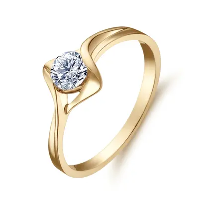 Tension Set Elegant Solitaire Promise Ring (0.25 ct. tw.)