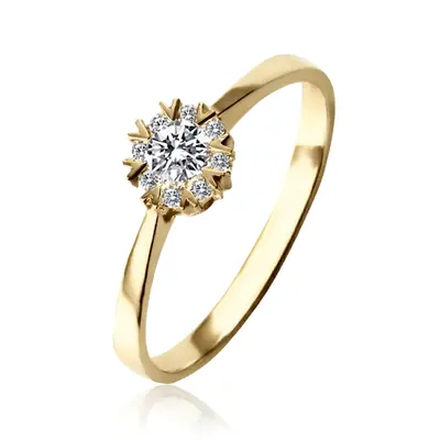 Cluster Center Promise Ring (0.18ct. tw.) alternate view