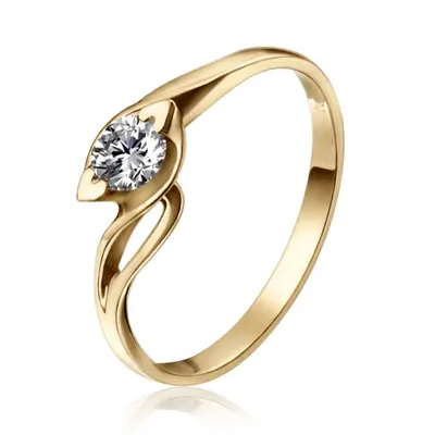 Fancy Solitaire Promise Ring (0.20ct. tw) alternate view