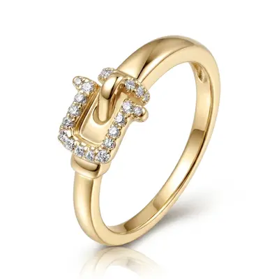 Fancy Designed Diamond Promise Ring (0.12 ct. tw.)