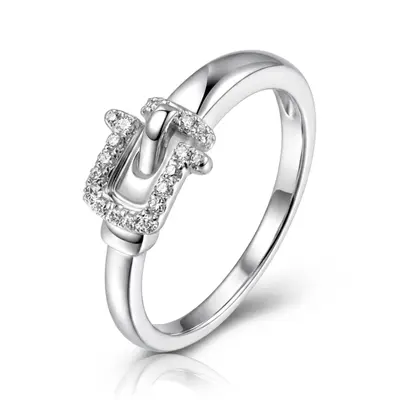 Fancy Designed Diamond Promise Ring (0.12 ct. tw.) alternate view
