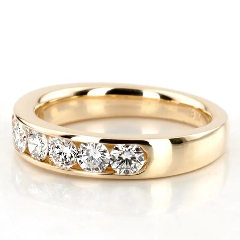 14K white gold Seven Stone Channel Set Diamond Anniversary Ring (1.00 ct. tw.) - alternate view 4