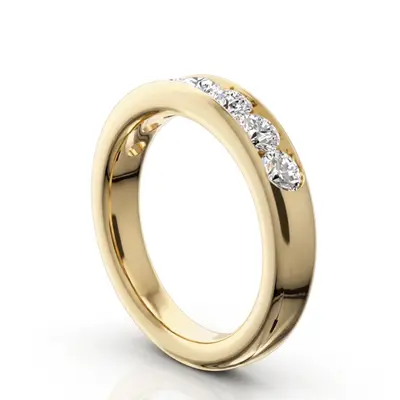 14K white gold Seven Stone Channel Set Diamond Anniversary Ring (1.00 ct. tw.) - alternate view 5 thumbnail